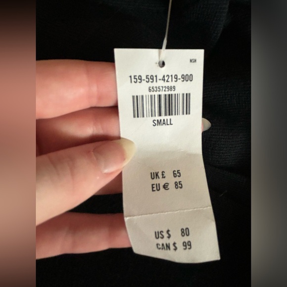 Abercrombie strapless knot front sweater mini dress - Picture 5 of 5